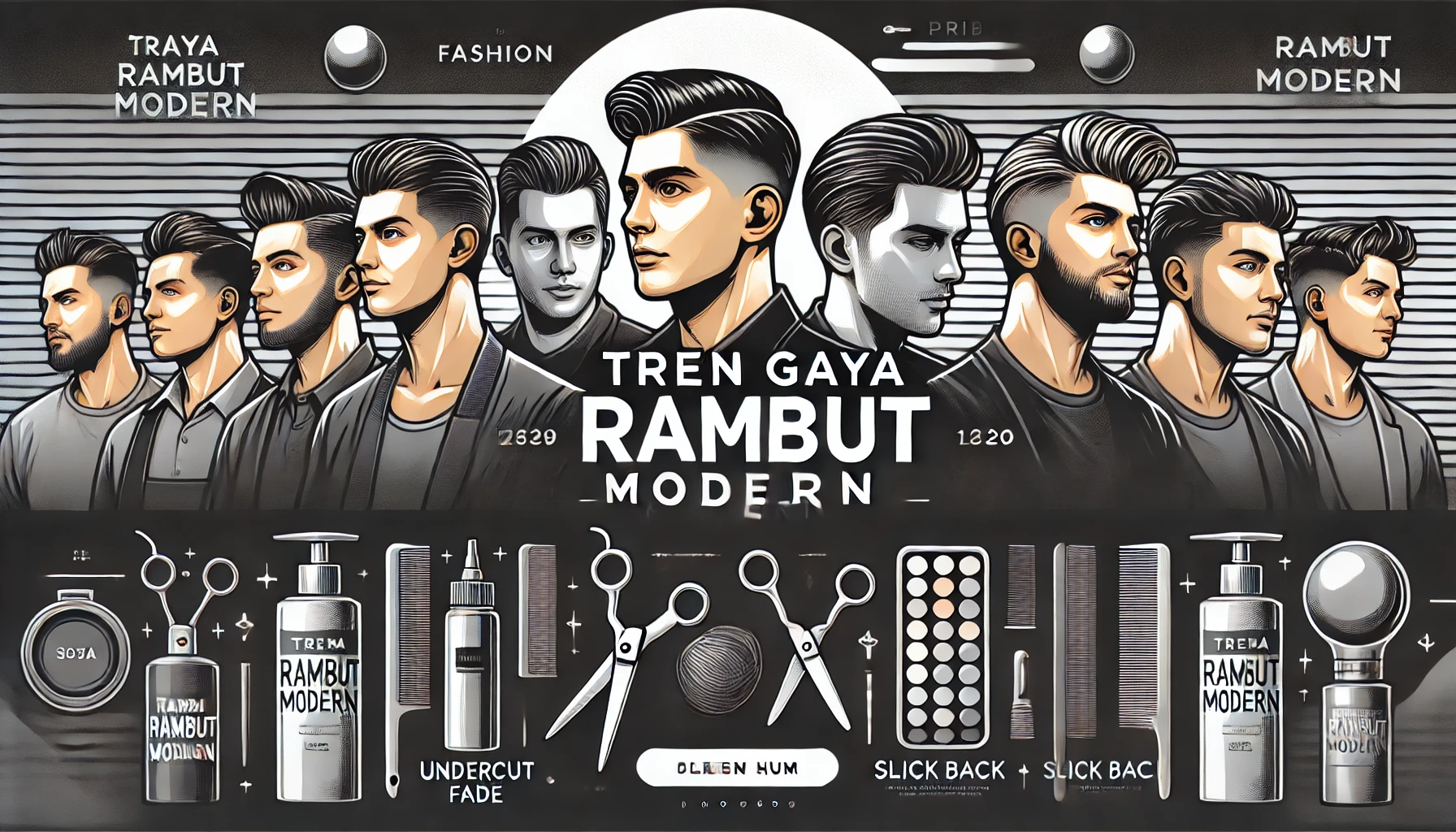 Tren Gaya Rambut Pria Modern