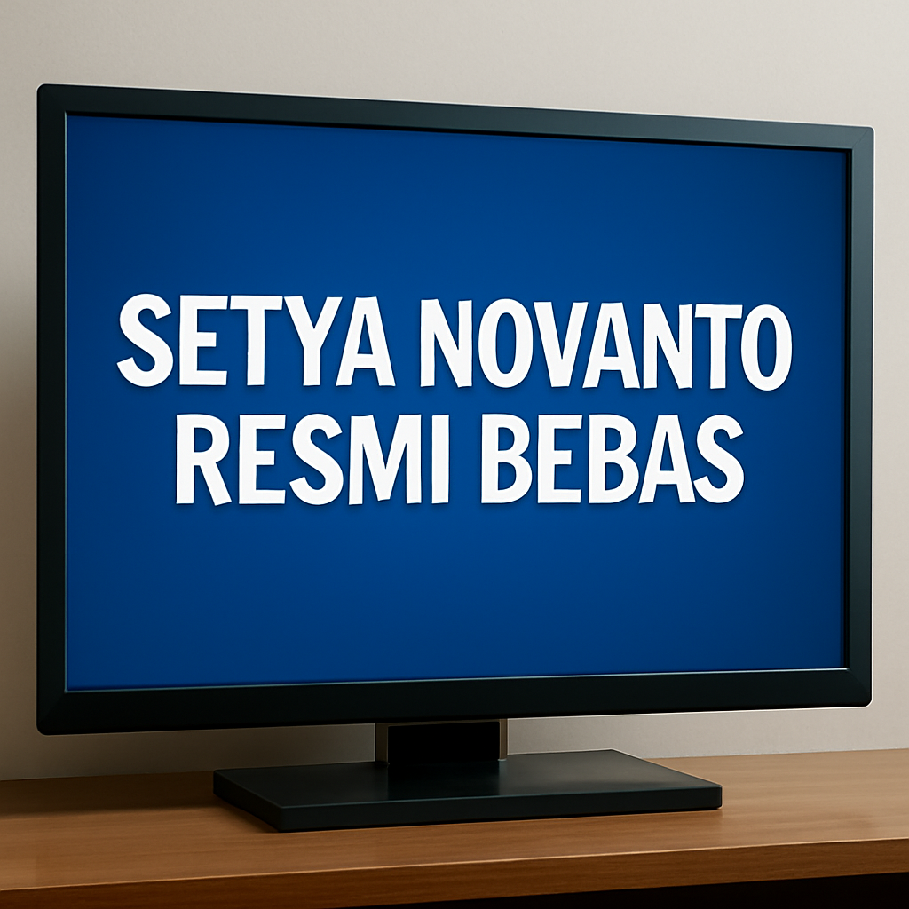 Setya Novanto Resmi Bebas