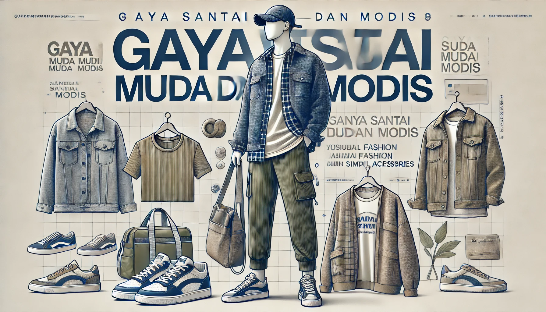 Gaya Santai Muda dan Modis