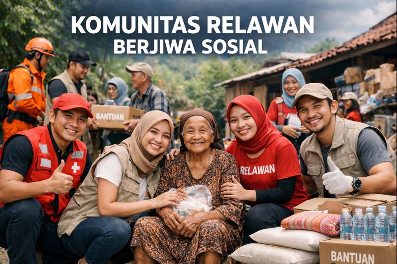 Komunitas Relawan Berjiwa Sosial